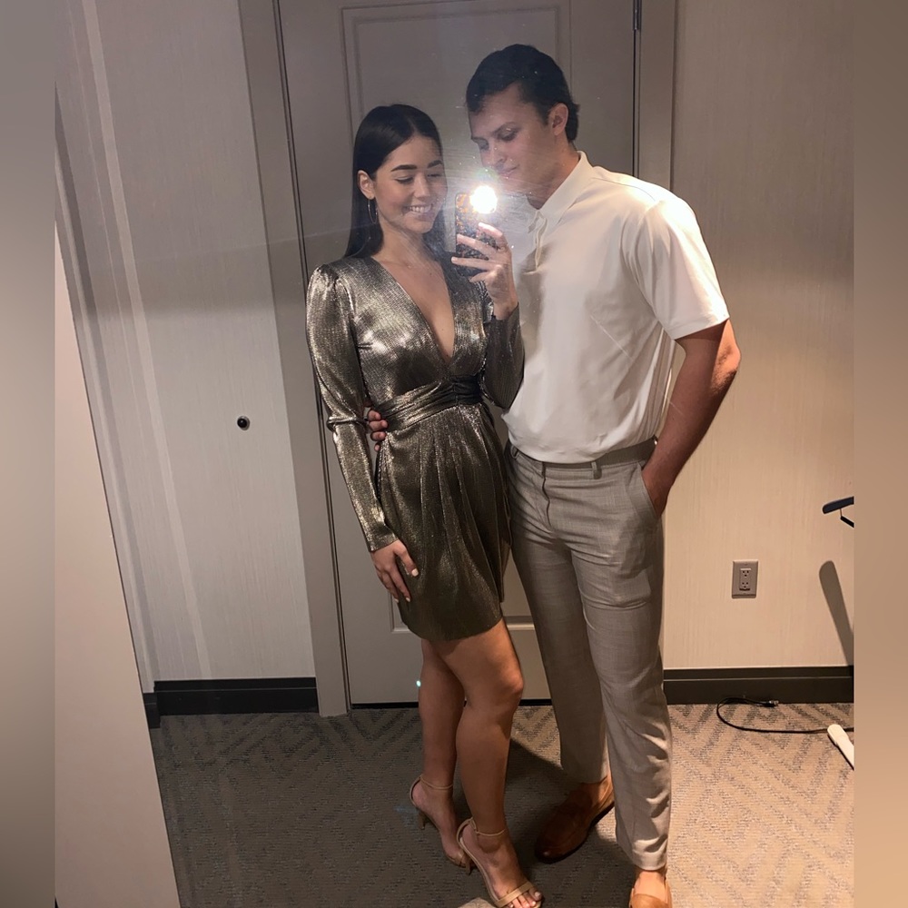 Bcbgeneration Metallic Mini Dress - image 3